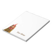 Funny Chicken Personalised Name Notitieblok (Gedraaid)
