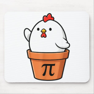 Funny Chicken Pot Pie Gelukkige Pi Dag 3.14 Wiskun Muismat