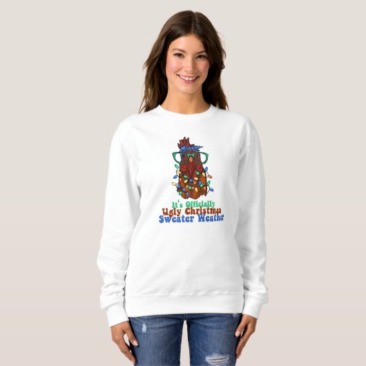 Funny Chicken Ugly Sweatshirt (Voorkant volledig)