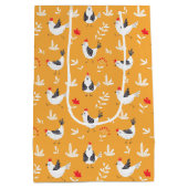 Funny Chickens Gift Bag Medium Cadeauzakje (Achterkant)