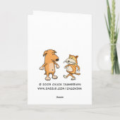 Funny Chickens Twenty Bucks Birthday Kaart (Achterkant)