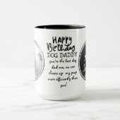 FUNNY CHIEN DAD Citation PHOTO MUG (Centre)