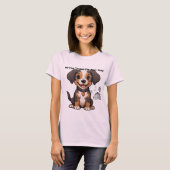 Funny Chien Maman T-shirt Paw-some cadeau pour l'a (Devant entier)
