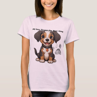 Funny Chien Maman T-shirt Paw-some cadeau pour l'a