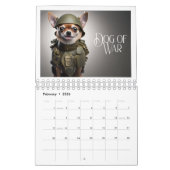 Funny Chihuahua 2025 Catchphrases Calendrier mural (Feb 2026)