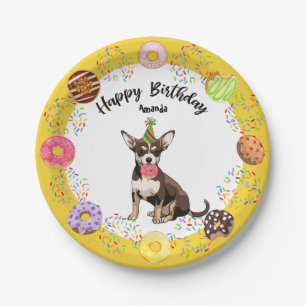 Funny Chihuahua Birthday Party Paper Bord