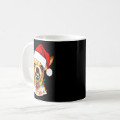 Funny Chihuahua Christmas Shirt For Dog Lovers Wom Koffiemok (Voorkant links)