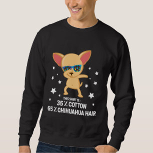 Funny Chihuahua Dabbing Dog Hair katoen Trui