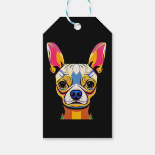 Funny Chihuahua Dog Cubism Style Art Cadeaulabel