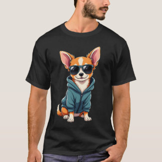 Funny Chihuahua Dog Easily Distracted By Large Dog T-shirt