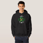 Funny Chihuahua St Patricks Day Chihuahua Mam Iris Hoodie (Voorkant volledig)