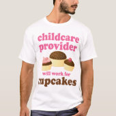 Funny Childcare Provider T-shirt (Voorkant)
