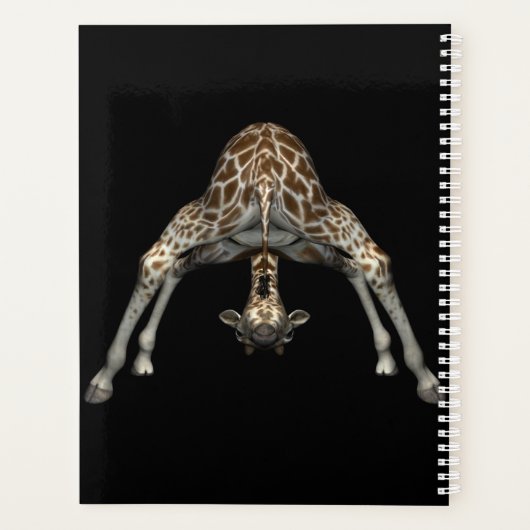 Funny Childish Giraffe Planner (Achterkant)