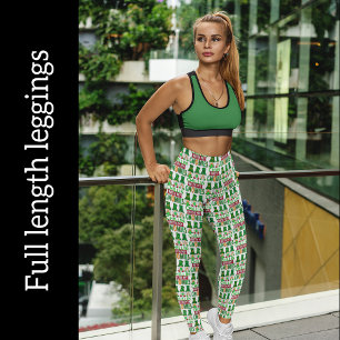 Funny Chillin met Gnomies St Patricks Day Leggings