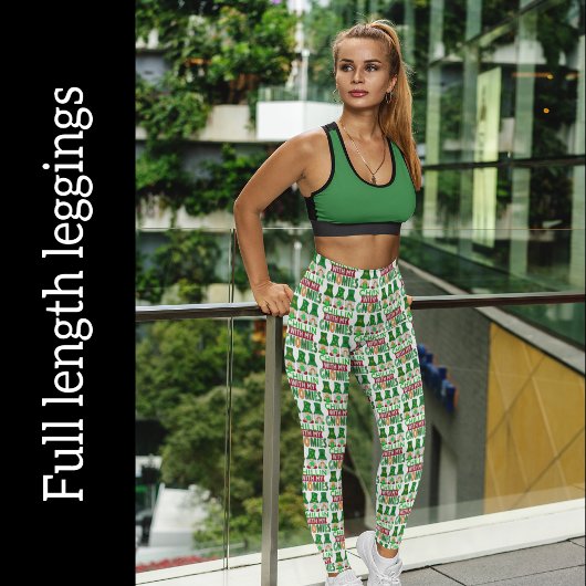 Funny Chillin met Gnomies St Patricks Day Leggings