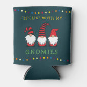 Funny Chillin' met mijn Gnomen-kerstgeweer | Blikjeskoeler (Voorkant)