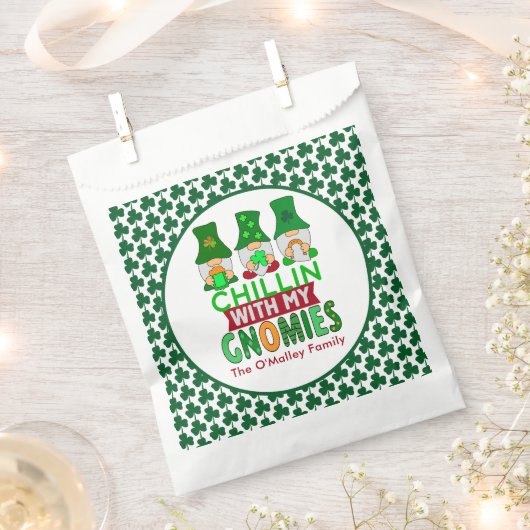 Funny Chillin met mijn Gnomies St Patricks Day Bedankzakje (Geknipt)