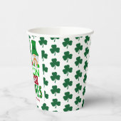 Funny Chillin met mijn Gnomies St Patricks Day Papieren Bekers (Links)