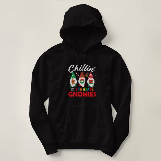Funny Chillin met mijn leraren van de 5de klas Hoodie (Design voorkant)
