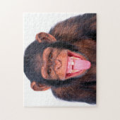 Funny Chimpanzee Portrait, Jigsaw Puzzle (Vertical)