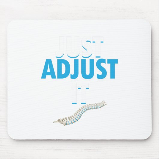 Funny Chiropractor past gewoon de ruggengraatdokte Muismat (Voorkant)