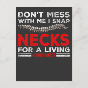 Funny Chiropractor Quote Chiropractic Break Botten Briefkaart