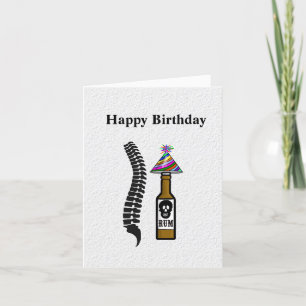 Funny Chiropratique carte d'anniversaire