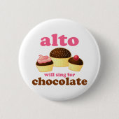 Funny Chocolate Alto Button (Voorkant)