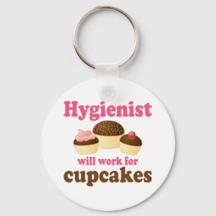 Funny Chocolate Cupcakes tandheelkundige apotheker Sleutelhanger