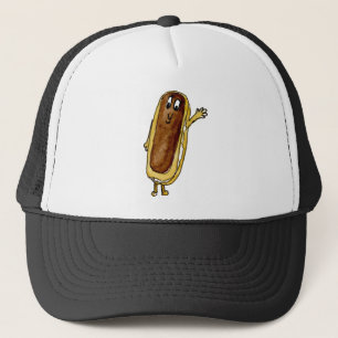 Funny Chocolate Eclair Quirky Cake Dessert Humor Trucker Pet