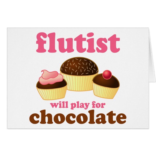 Funny Chocolate Flute (Voorkant Horizontaal)