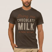 Funny Chocolate Milk T-shirt (Voorkant)
