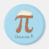 Funny Chocolate Pi Symbol Wiskunde leraar Magneet (Voorkant)
