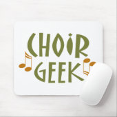 Funny Choir Geek Music Gift Muismat (Met muis)
