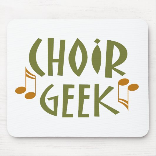 Funny Choir Geek Music Gift Muismat (Voorkant)