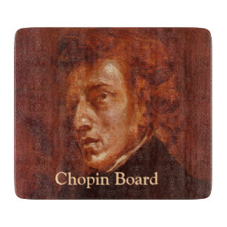 Funny Chopin Board - klassieke muziek portret Snijplank
