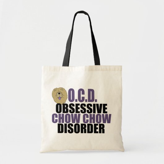 Funny Chow Chow Tote Bag (Voorkant)