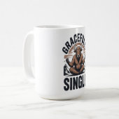Funny Christian Coffee Mug For Single Men Koffiemok (Voorkant links)