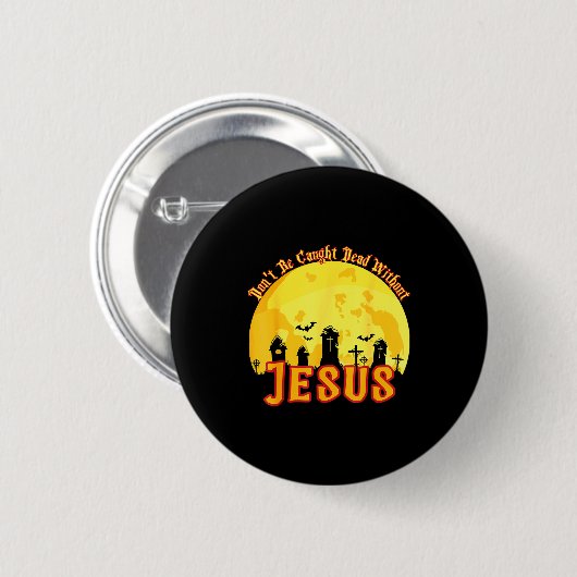 Funny Christian Halloween Ronde Button 5,7 Cm (Voorkant /achterkant)
