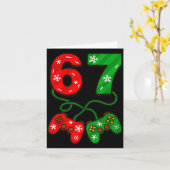 Funny Christmas 67 Meme Six Seven Video Games Game Kaart (Gele Bloem)