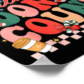 Funny Christmas Calories Don't Count Xmas Cookie Poster (Hoek)