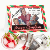 Funny Christmas Card Retro Best Friend "Parenting" Kaart