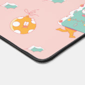 Funny Christmas Characters Desk Mat (Coin)