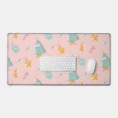 Funny Christmas Characters Desk Mat (Clavier et souris)