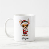 Funny Christmas Chihuahua Mug (Gauche)