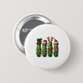 Funny Christmas Ckles Holiday Lights  Ronde Button 5,7 Cm (Voorkant /achterkant)