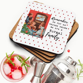 Funny Christmas Coaster Retro Best Friend Normal Bier Onderzetter