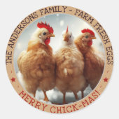 Funny Christmas Egg Carton Labels Schattige Fun Ch (Voorkant)