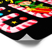 Funny Christmas Elf Design Believe In Your Elf Men Poster (Hoek)