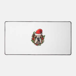 Funny Christmas English Bulldog
